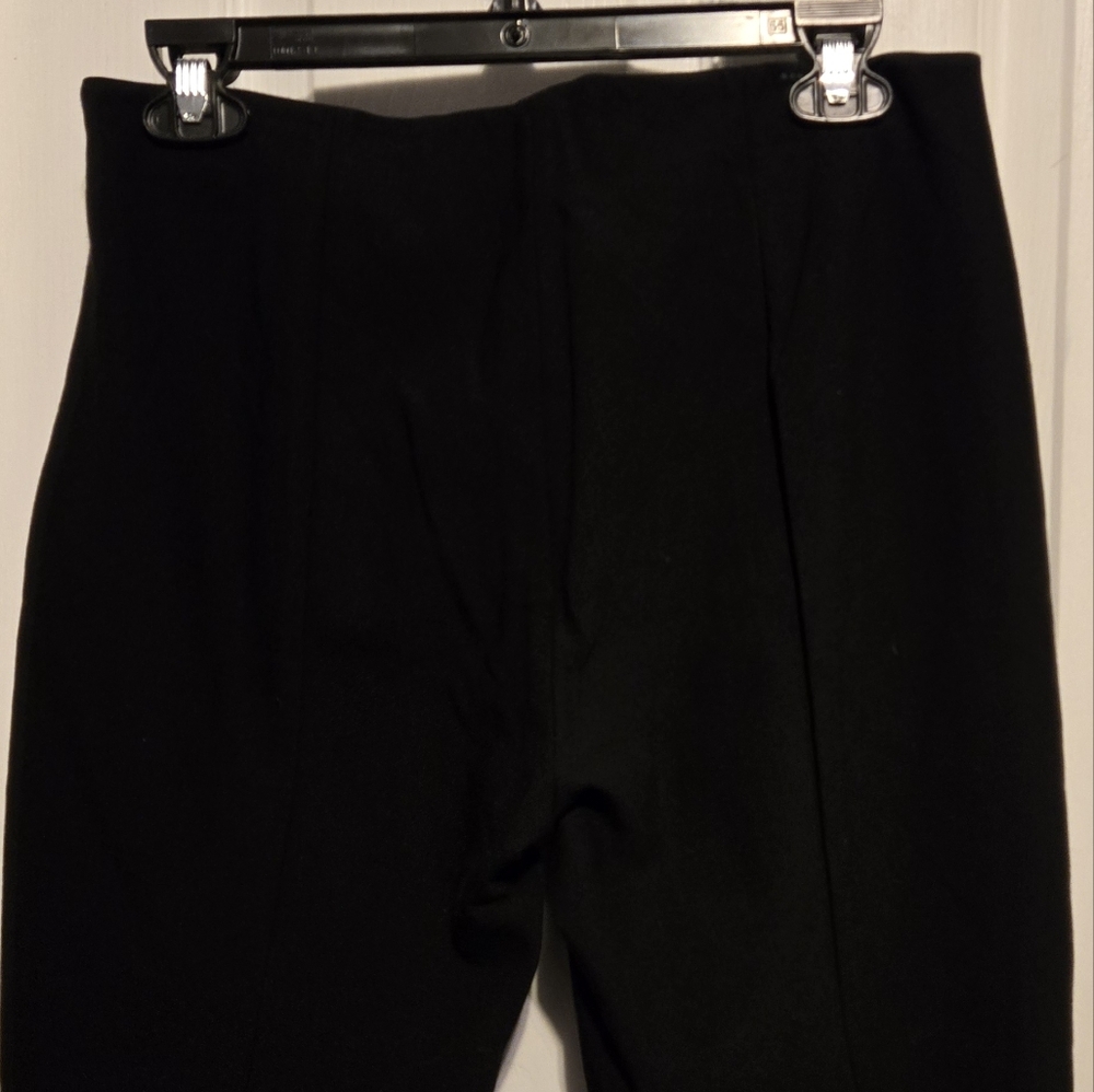 Vince Stitch-Front Seam Leggings Color Black Size L/G - Picture 15 of 16